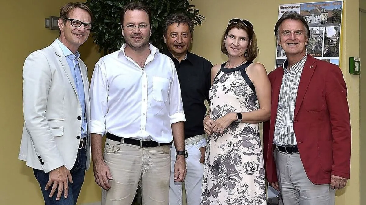 Marcus Martschitsch, Andreas Sterlinger, Josef Reisenhofer, Karin Sterlinger, Wolfgang Böhmer (von links)