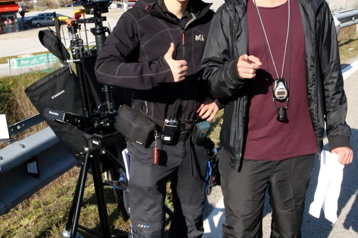 Das preisgekrönte Regie-Duo „Satoshi“ und David Birner (am Foto von links nach rechts) hatte für ihren neuesten Streifen „Snakebite“ diese Location gewählt.  