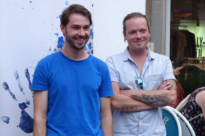 Für Künstler Josef Wurm (rechts) ist die Ausstellung seiner Kunstwerke in der Feldbacher Galerie eine Gelegenheit, sich in der Künstlerszene weiter zu etablieren.
