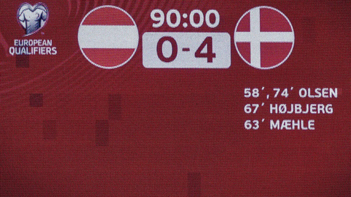 Historische Niederlage für das ÖFB-Team