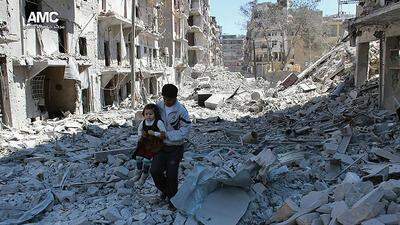 Schutt und Asche in Aleppo