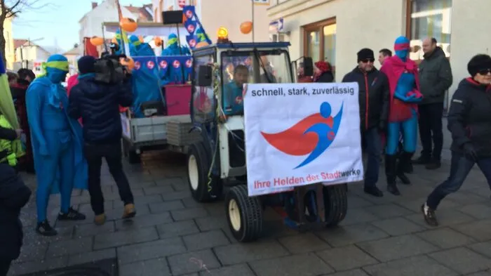 Die Stadtwerke waren ebenso vertreten...