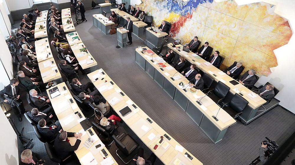 36 Abgeordnete sitzen im Kärntner Landtag