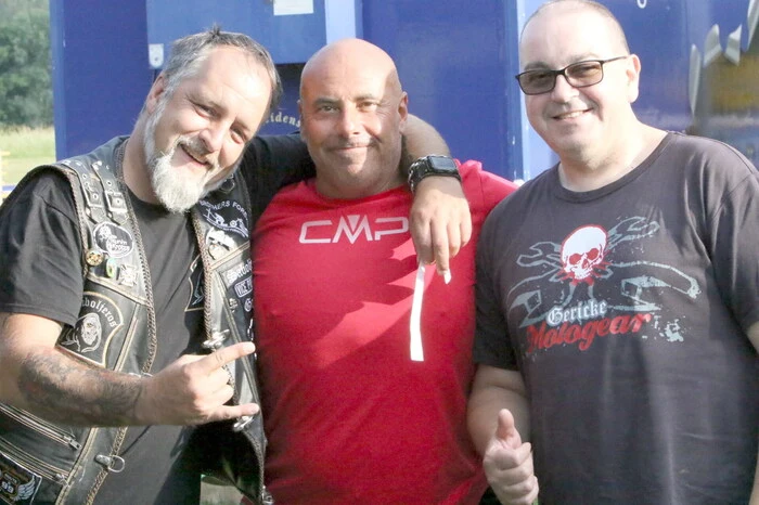 ... und Obmann-Stellvertreter Martin Grabner (links) zum 3. Motorradtreffen.