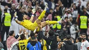 Jordanien bejubelt den Finaleinzug im Arab Cup