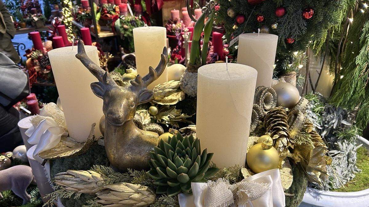 Der knapp 600-Euro-teure Adventkranz 