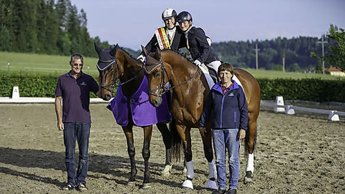 Familie Natmeßnig freut sich auf die Teilnehmer beim Dressur-Cup