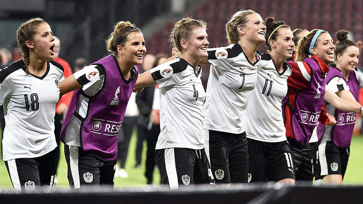 Jubelstimmung bei der ÖFB-Elf in Rotterdam