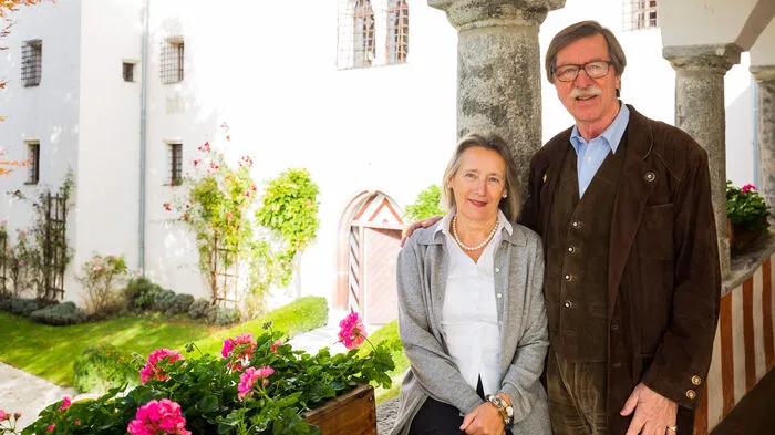 Johanna und Chlodwig Franz haben Schloss Bach 1996 erworben und liebevoll saniert.