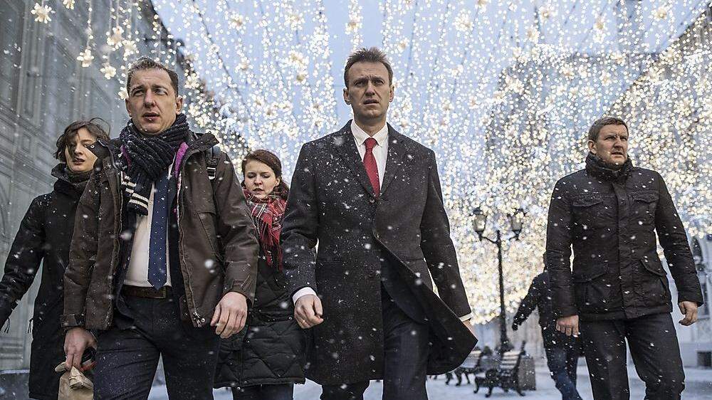 Alexej Nawalny (Zweiter von rechts)