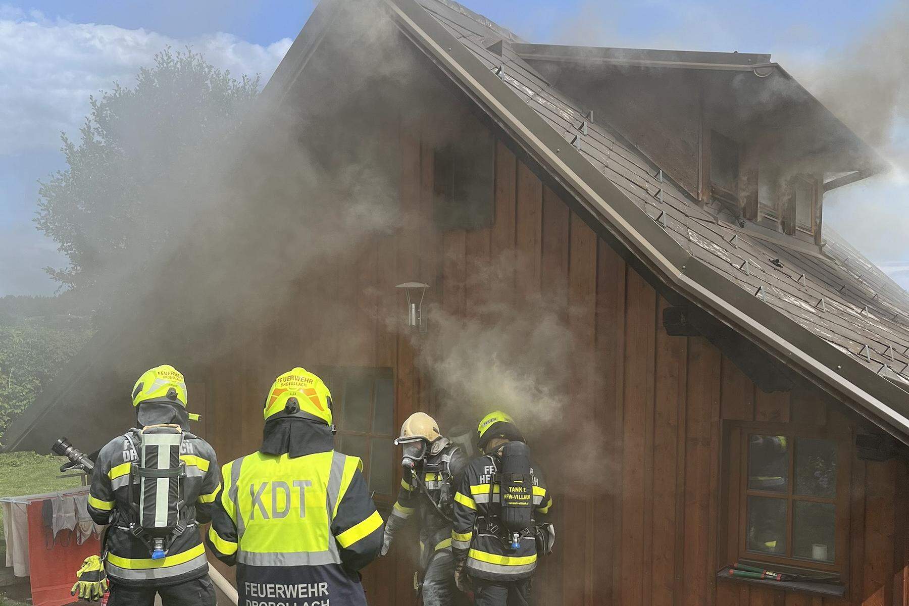 Mehrfachalarme und ein Brand: Villacher Feuerwehr war am Montag im Dauereinsatz