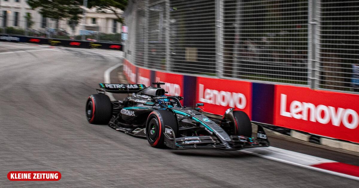 Formel 1: George Russell beginnt mit einem Startort in Singapur