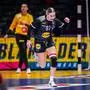 Philomena Egger und das Handball-Team forderten Frankreich vor allem in Hälfte eins