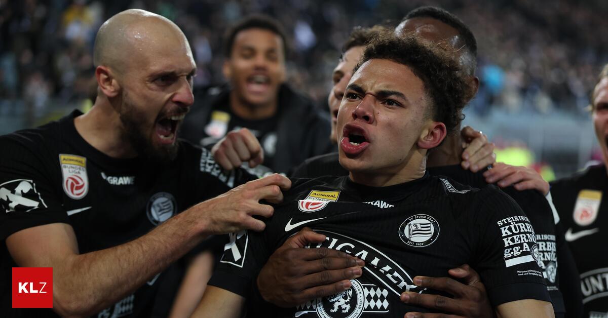 Bundesliga: Jacob Hodel schießt SK Sturm zum späten Siegtreffer gegen Reid