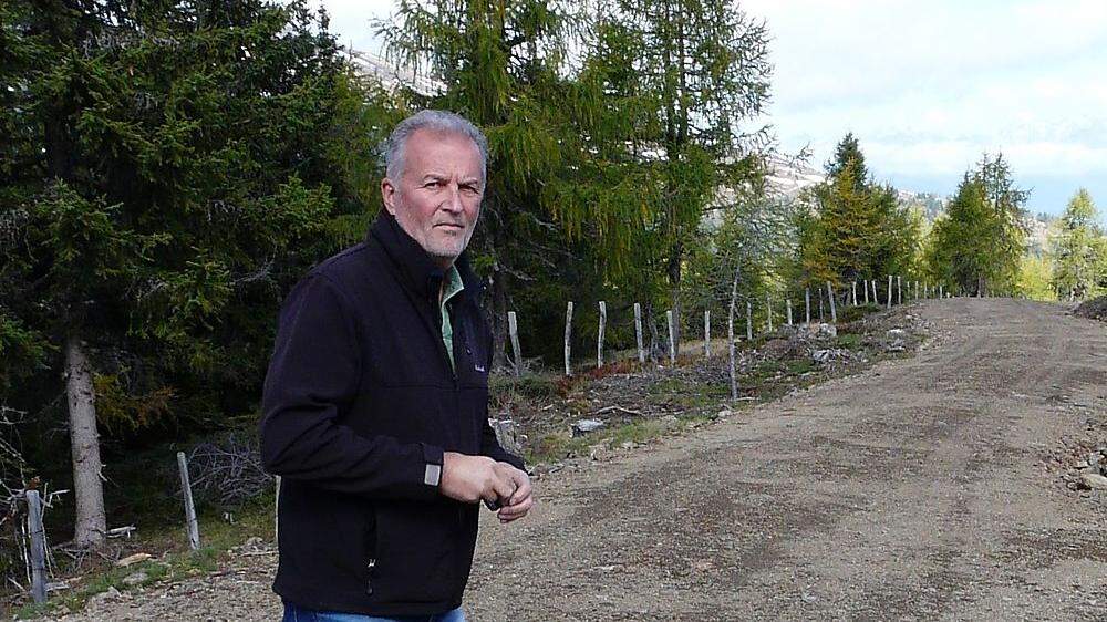 Zufriedener Rückblick: Richard de Roja hat zahlreiche Almwege in Kärnten verwirklicht