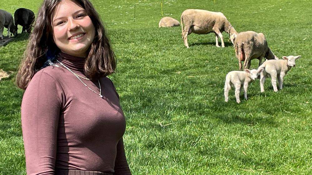 Auch zu Hause am Hof in Birkfeld hat die Familie von Lena Weissenbacher viele Schafe