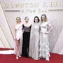 Laura Carmichael, Elizabeth McGovern, Michelle Dockery und Anna Robbins bei der Premiere