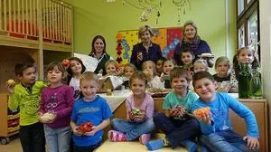 Die Jause stand in der Volksschule Wartberg im Fokus.