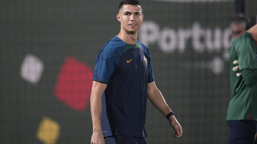 Cristiano Ronaldo soll heute ab 17 Uhr gegen Ghana sein Können beweisen