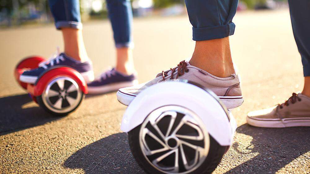 Hoverboards - Rollbretter ohne Lenkstange -sind vor allem bei Jugendlichen sehr beliebt