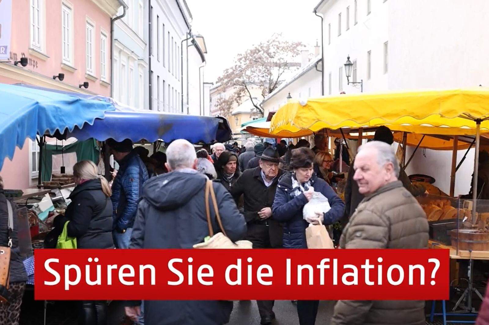 Videoumfrage am Benediktinermarkt in Klagenfurt