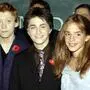 Rupert Grint, Daniel Radcliffe und Emma Watson im Jahr 2002