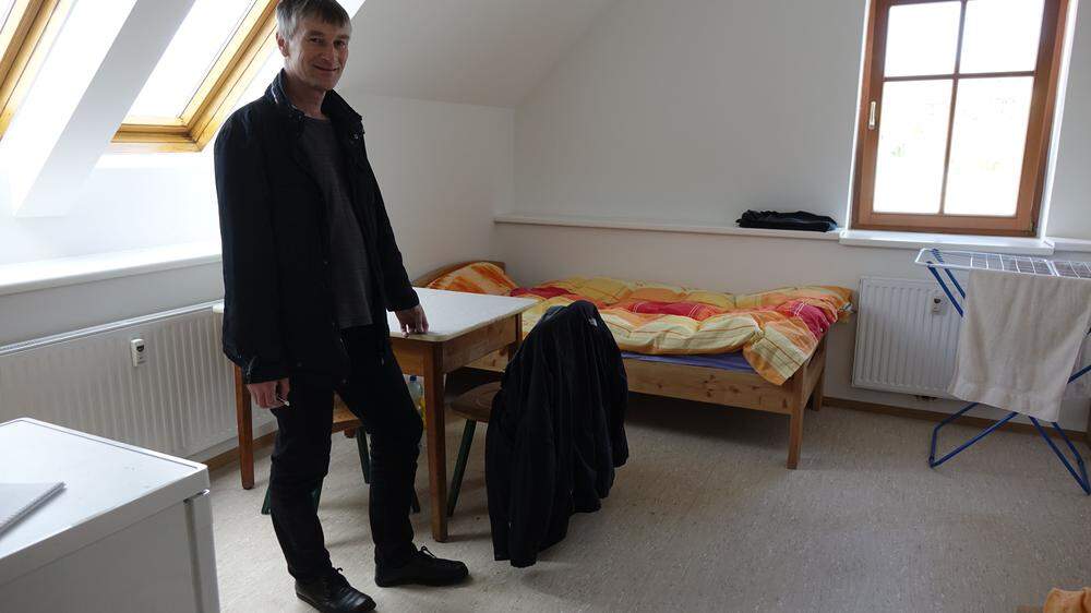 Pastoralreferent Martin Rapp leitet die Sanierung der Notschlafstelle in Voitsberg