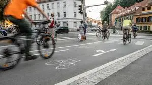 Auch an der Keplerbrücke führt der Radlring vorbei