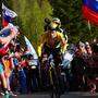 Der Slowene Primož Roglič fuhr auf der engen, steilen Strecke auf den Monte Lussari zum Giro-Sieg