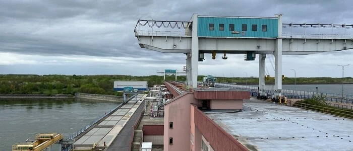 Das Wasserkraftwerk Gabčíkovo an der Donau