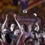 Die Abschlusskundgebung gestern Abend in Barcelona