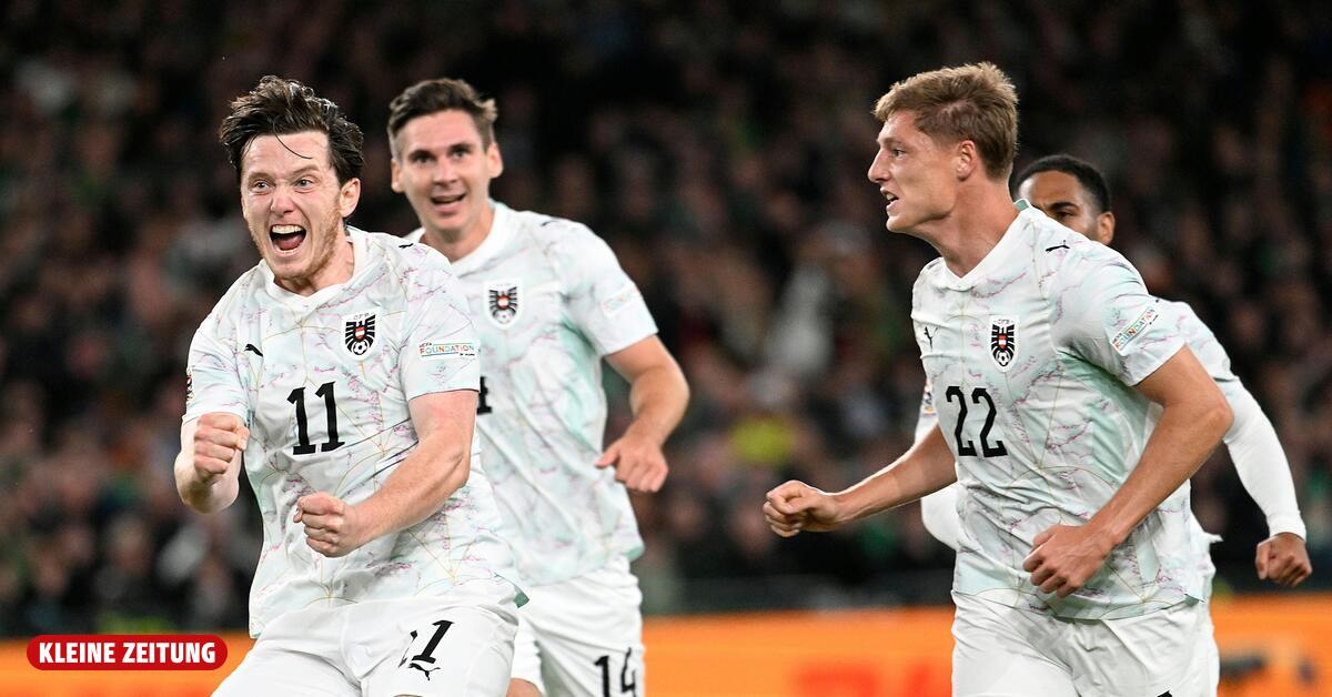 Austria secures a draw against Ireland after a comeback