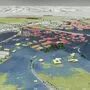 Hochwasser-Visualisierung, wie sie 2022 auf der Hora-Plattform zur Verfügung stehen wird 