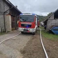 Die Freiwilligen Feuerwehren Aich, Schwabegg, Neuhaus, Bach und Lavamünd waren im Einsatz
