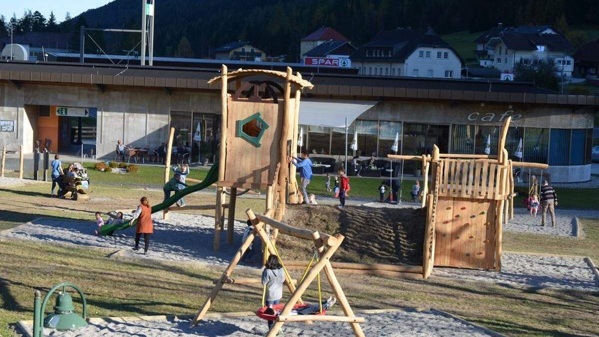 Seit dieser Woche hat der Spielplatz geöffnet