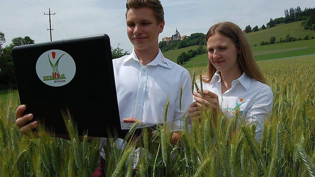 Auch an der LFS Althofen kann man sich virtuell informieren 