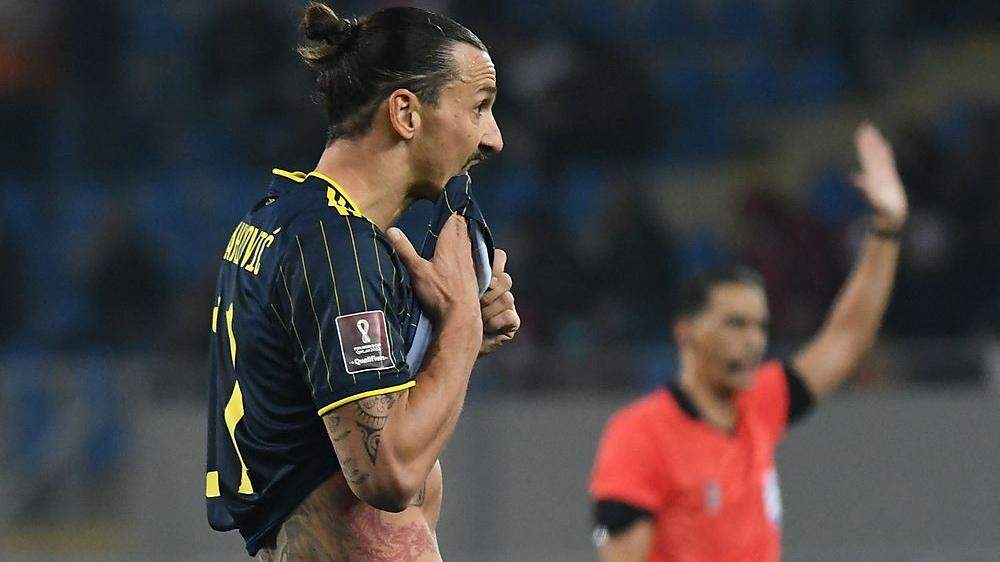 Die Schweden mit Zlatan Ibrahimovic verloren gegen Georgien