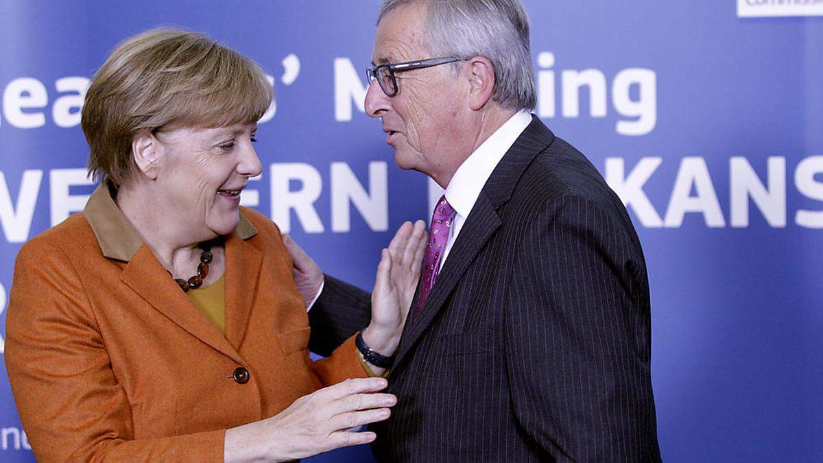 Juncker schwärmt über Merkel