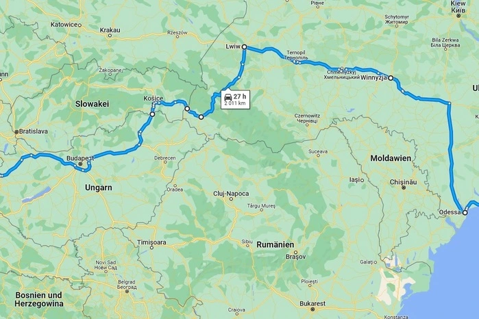 Die Strecke im Überblick