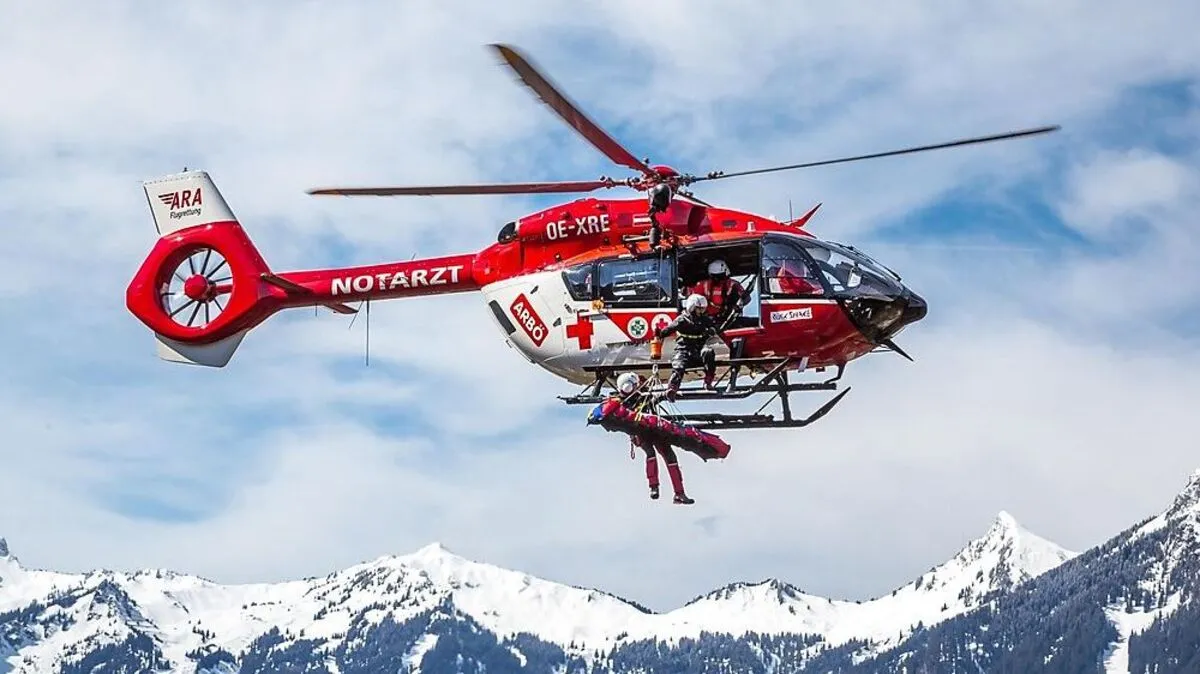 In Fresach war die Rettungswinde im Vorjahr 66 mal im Einsatz