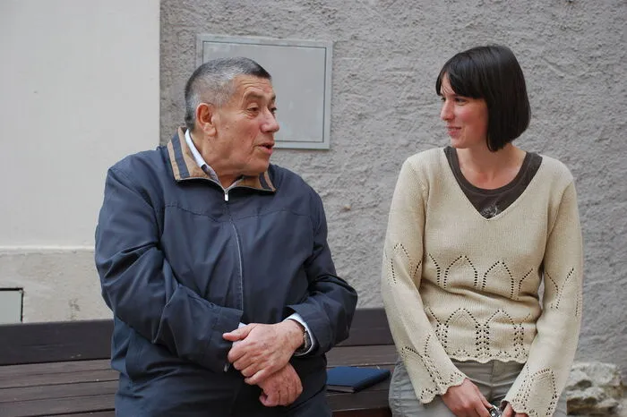 Ab 1994 nahm auch das Amt des Tourismusverbandsobmanns, hier mit der damaligen Geschäftsführerin Steffi Schuster, wahr.