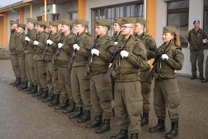 Es folgten christliche Worte von Militärpfarrer Sascha Kaspar.