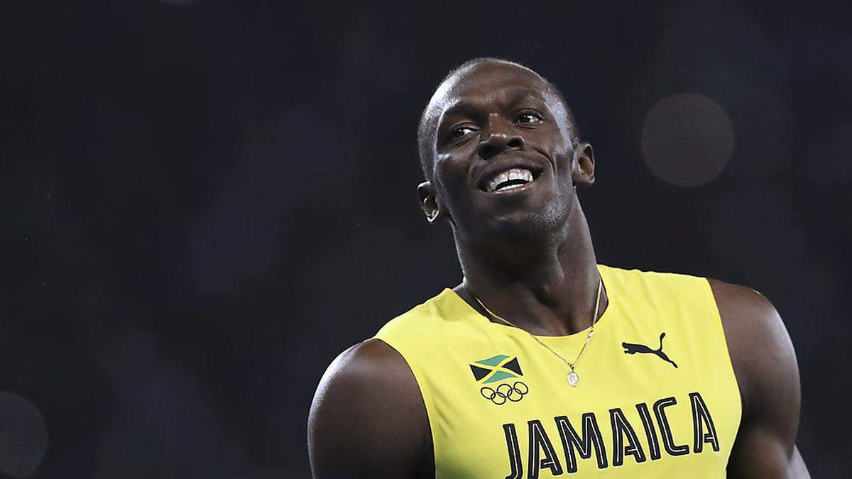 Bei drei Olympischen Spielen holte Usain Bolt jeweils drei Goldmedaillen über 100 Meter, 200 Meter und in der 4 x 100 Meter-Staffel