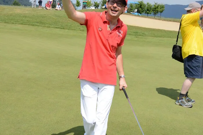 Alexander Flechl aus Wolfsberg durfte sich über Gold im Golffreuen