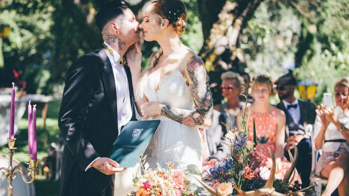 Die Hochzeit von Yvonne und Benni im Restaurant Moritz in Grafenstein