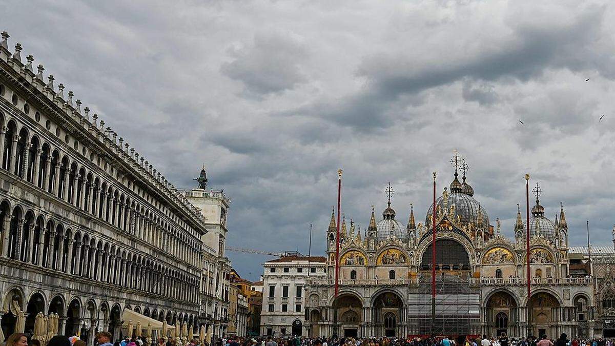 Auch in Venedig ging ein Unwetter nieder