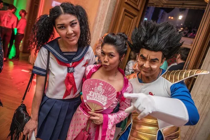 ... und die nächsten griffen wiederum in die Cosplay- und Anime-Kiste.