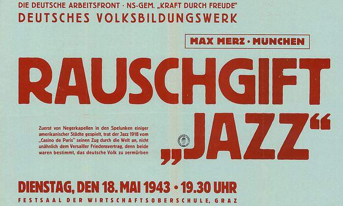 Nazipropaganda gegen Jazz