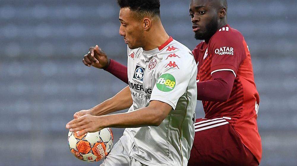 Mainz unterlag den Bayern noch nach dem Treffer von ÖFB-Teamspieler Karim Onisiwo (links)