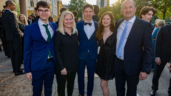 Noble Feierlaune am Samstagabend im Klagenfurter Konzerthaus.